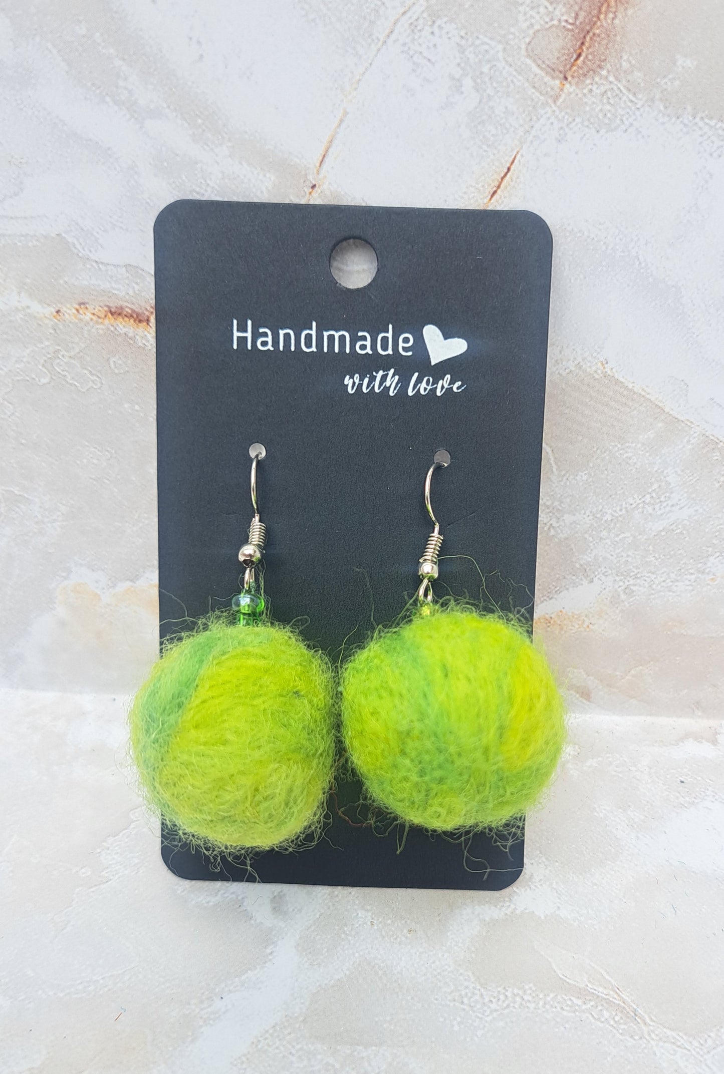 Felted Wool Earrings