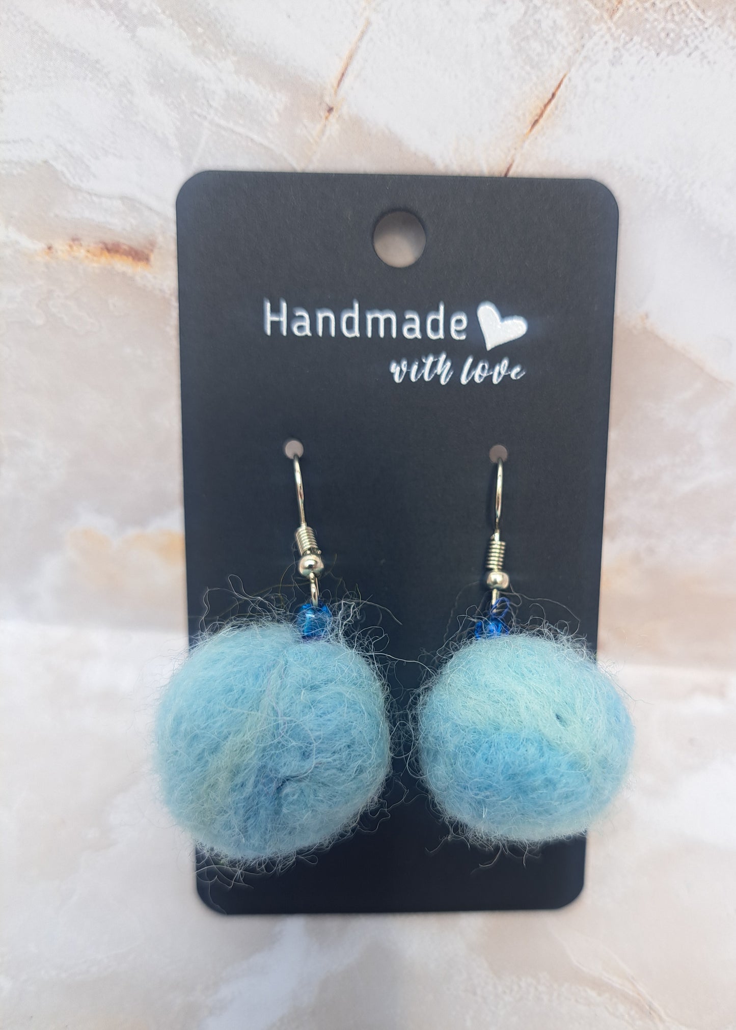 Felted Wool Earrings