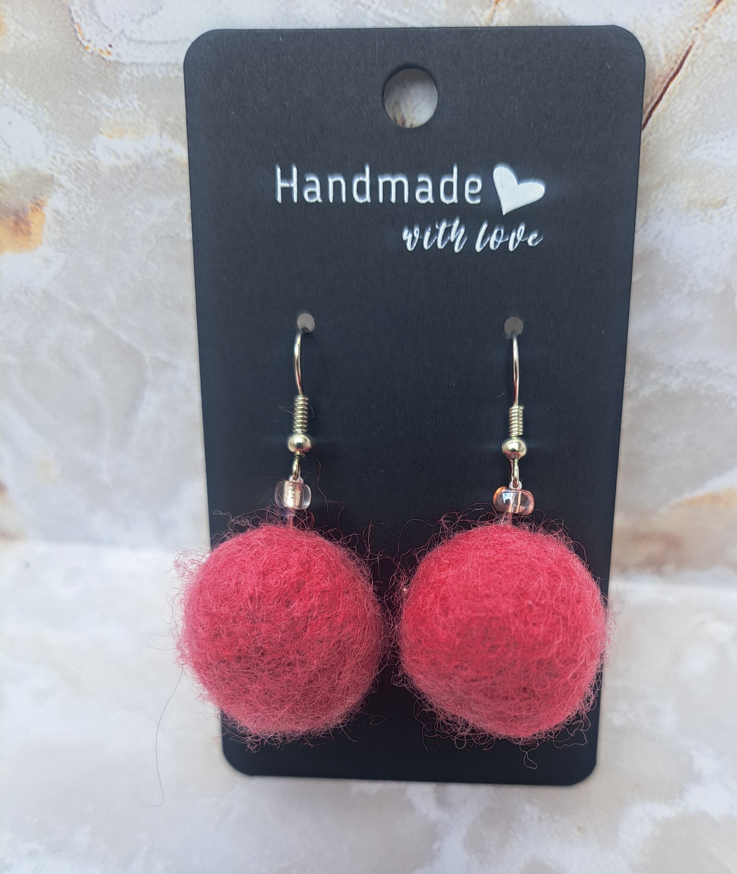 Felted Wool Earrings