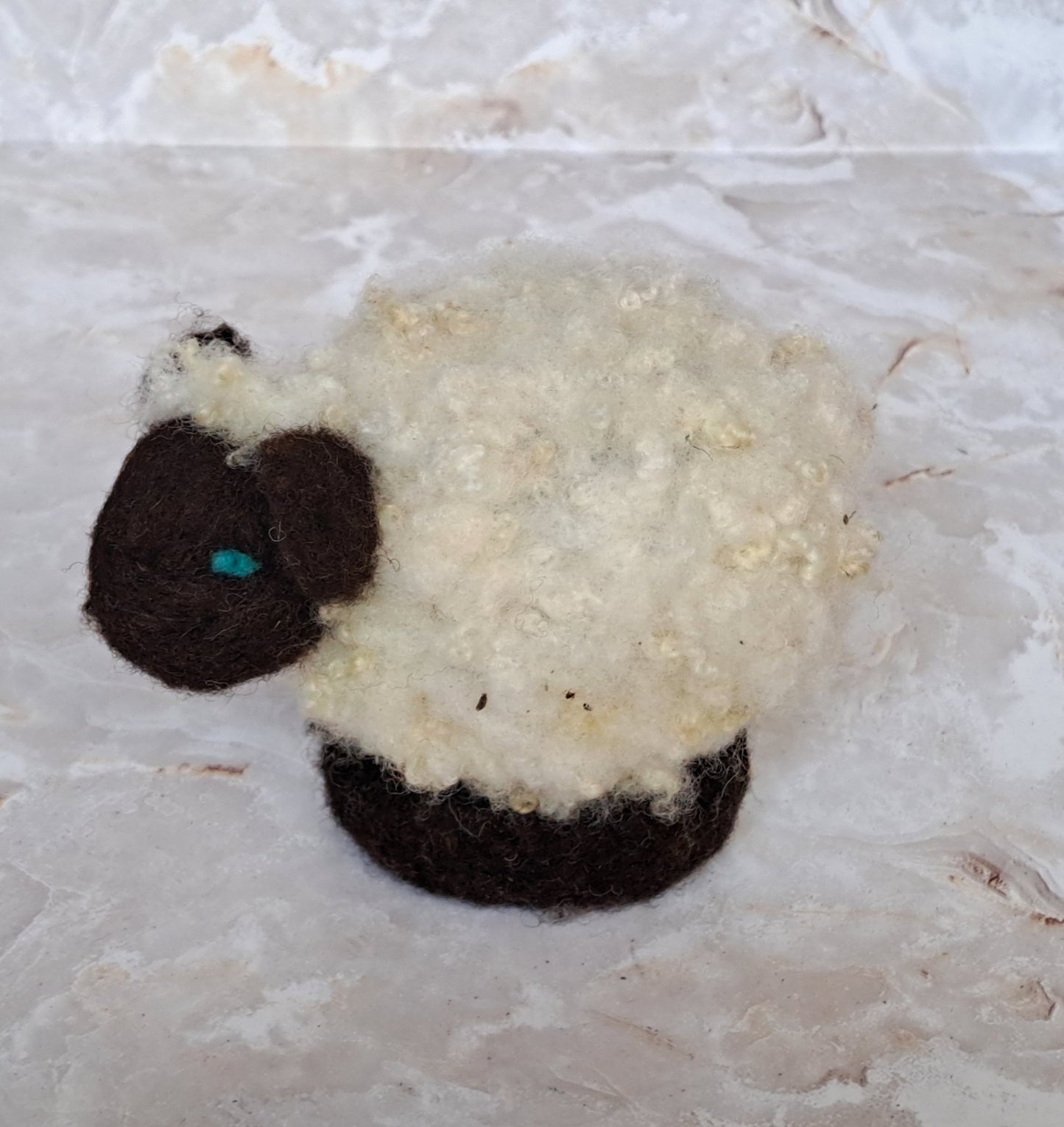 Felted Sheep -- White