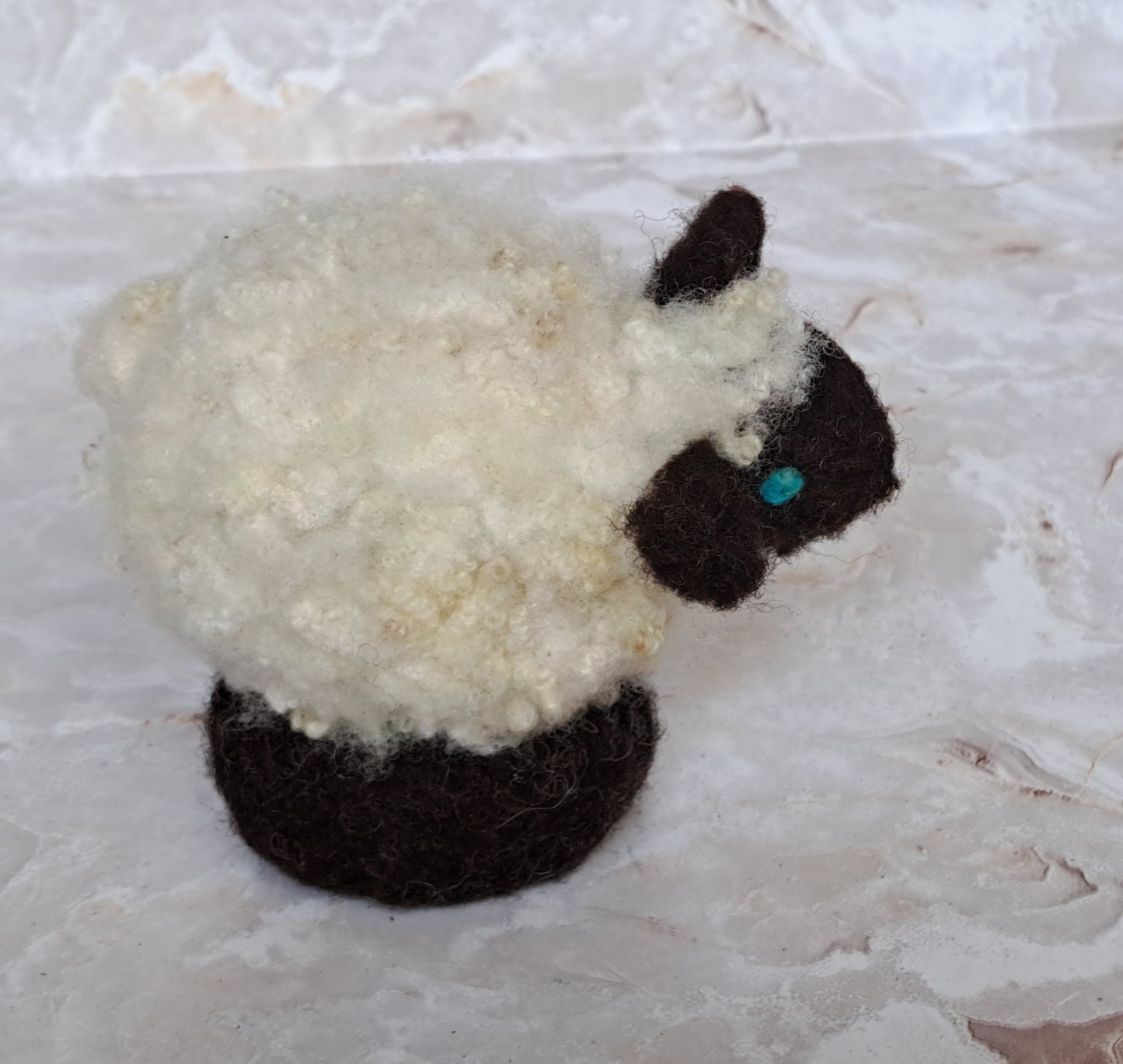 Felted Sheep -- White