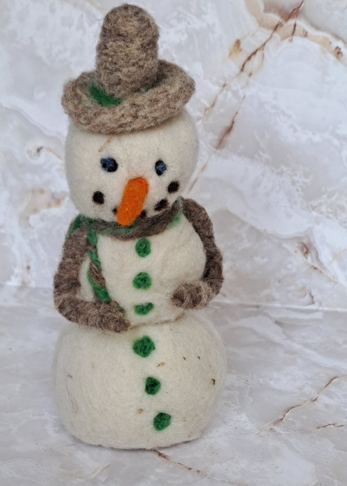 Felted Snowman