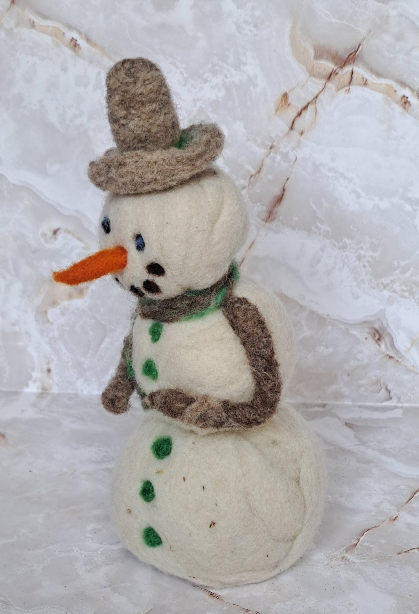 Felted Snowman