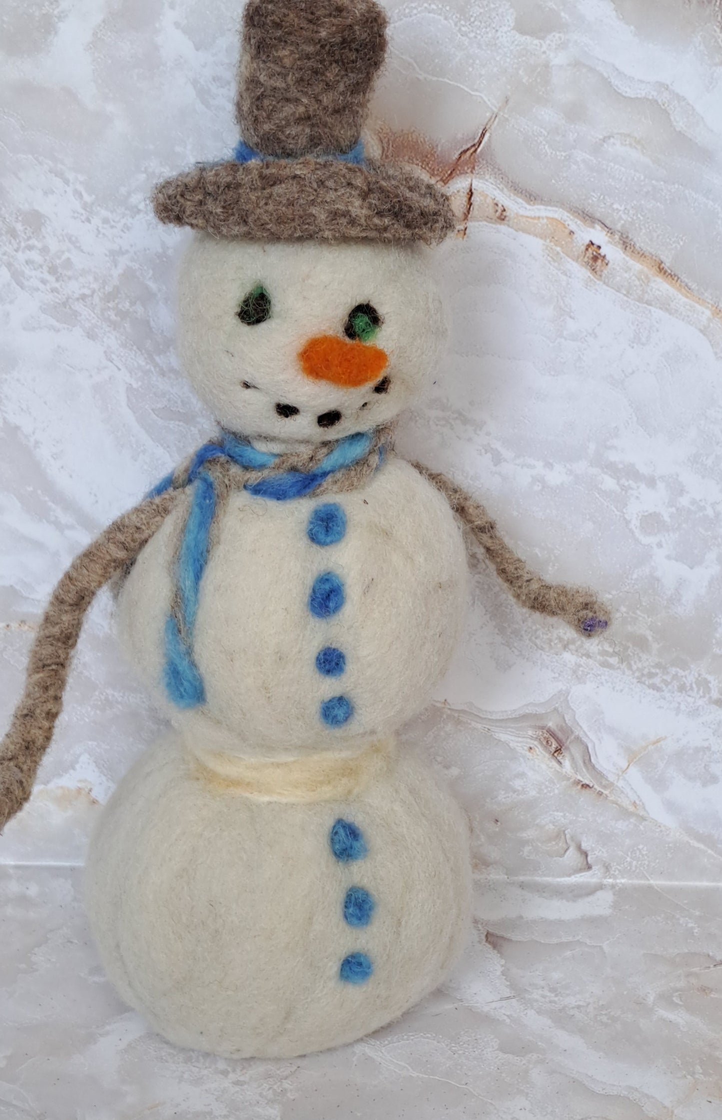 Felted Snowman