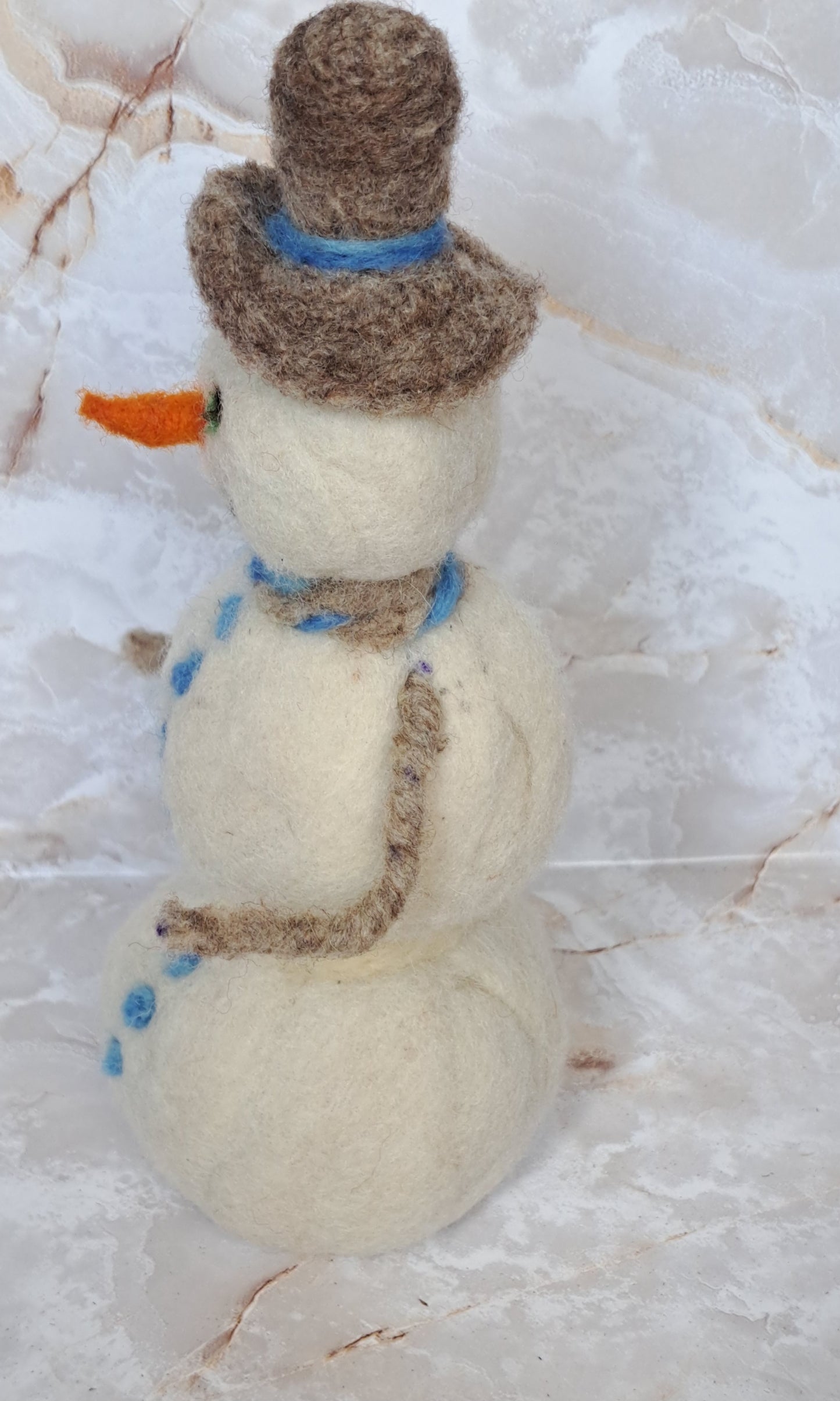 Felted Snowman