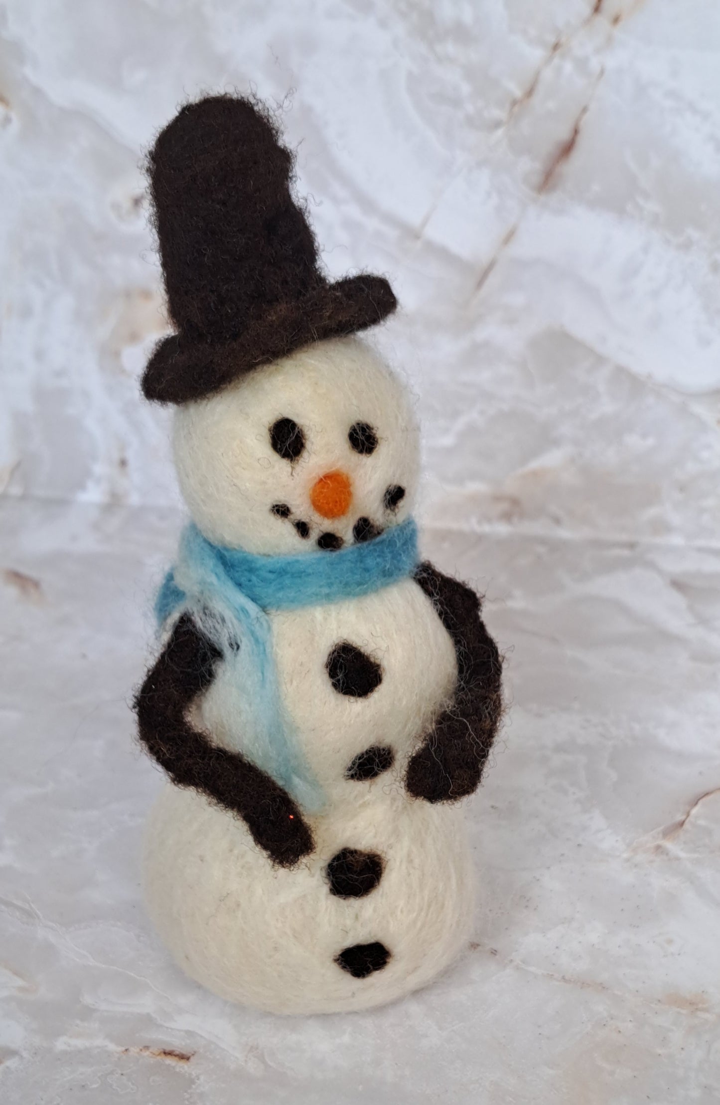 Felted Snowman