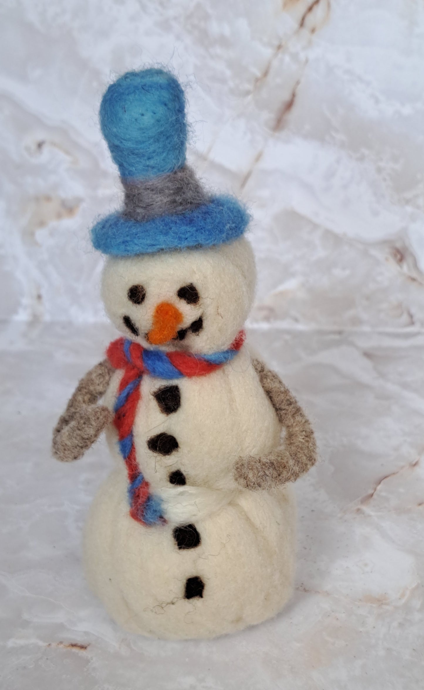 Felted Snowman