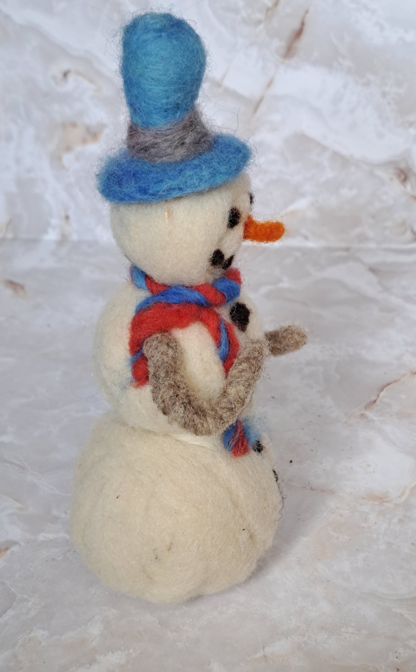 Felted Snowman