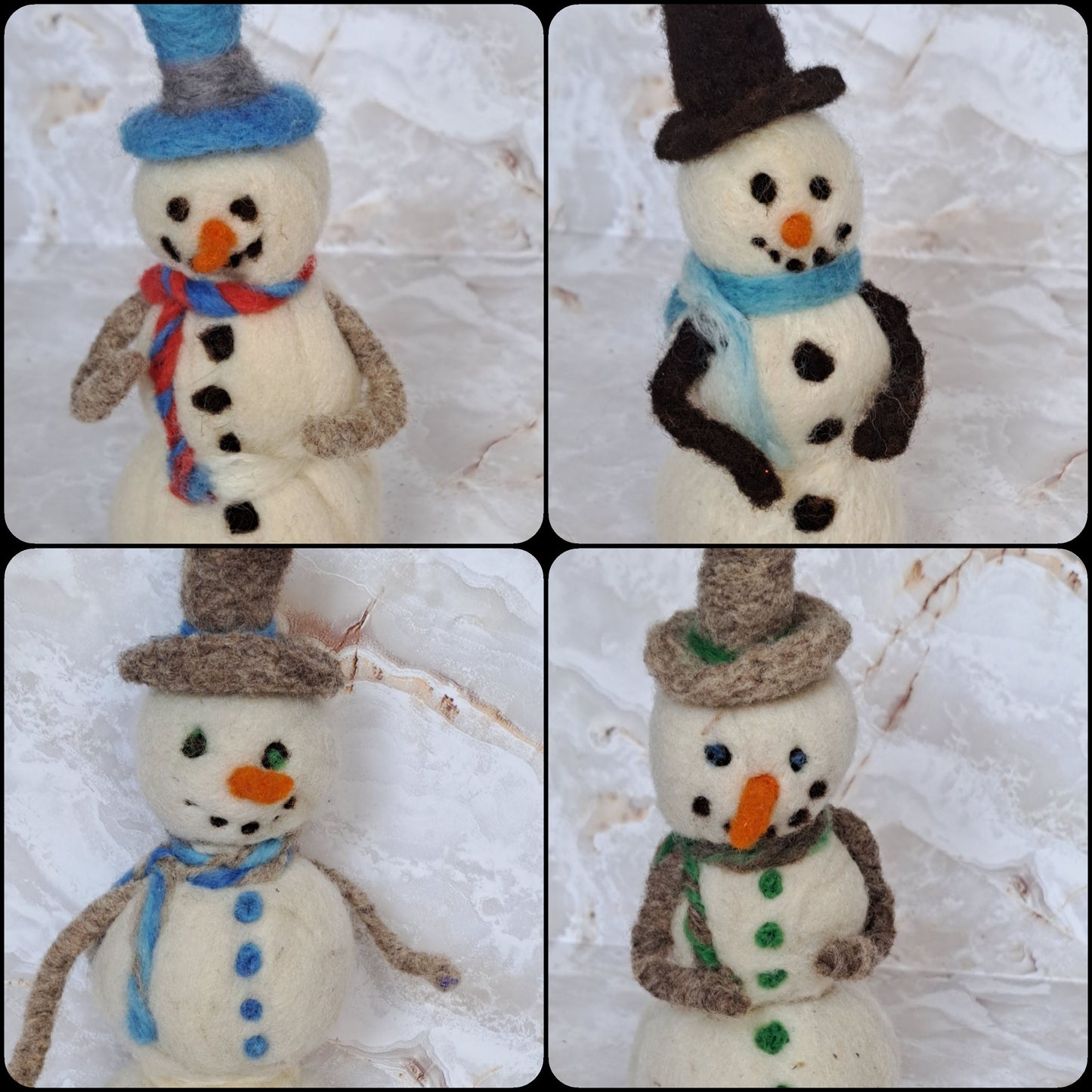 Felted Snowman