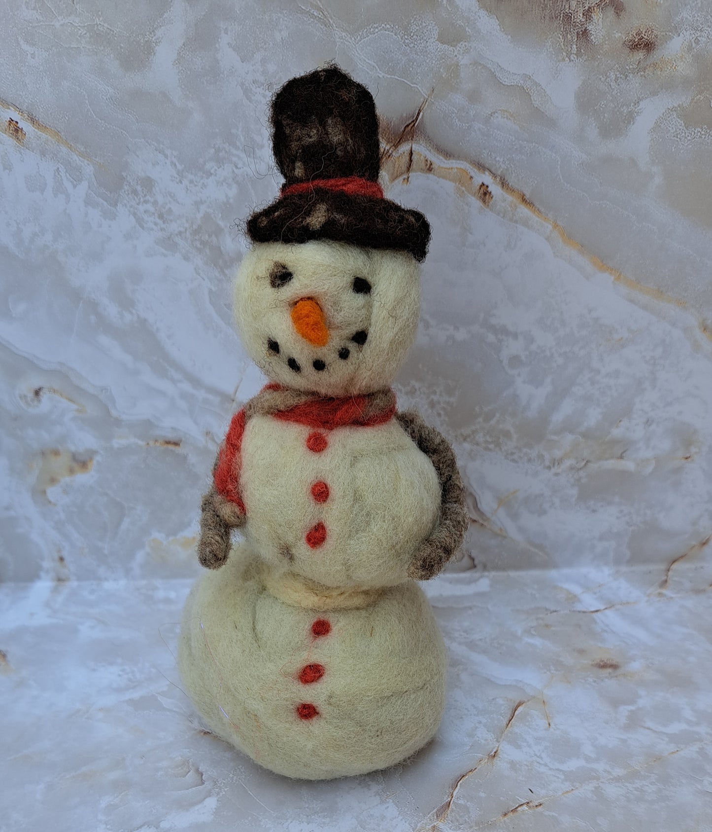 Felted Snowman