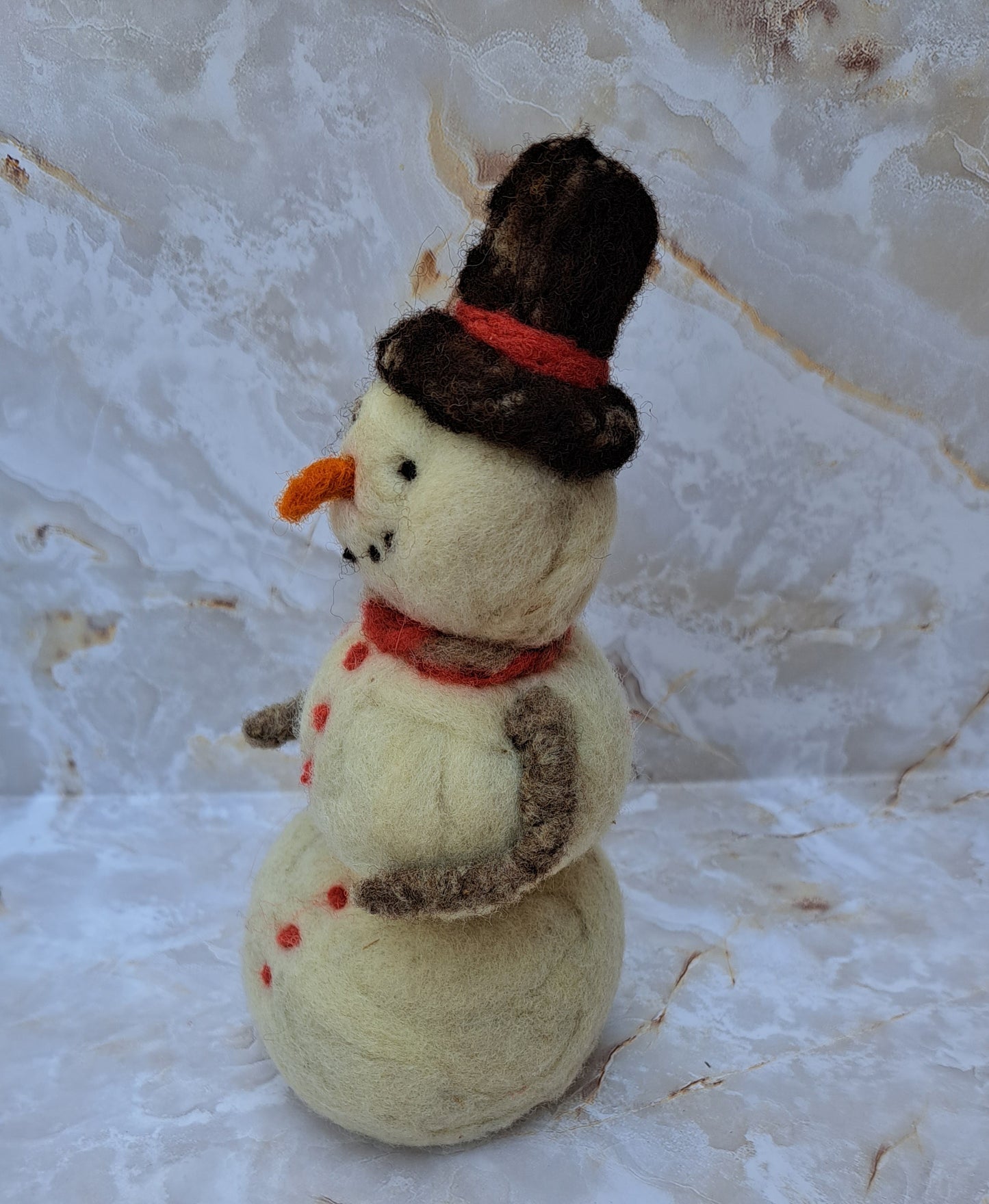 Felted Snowman