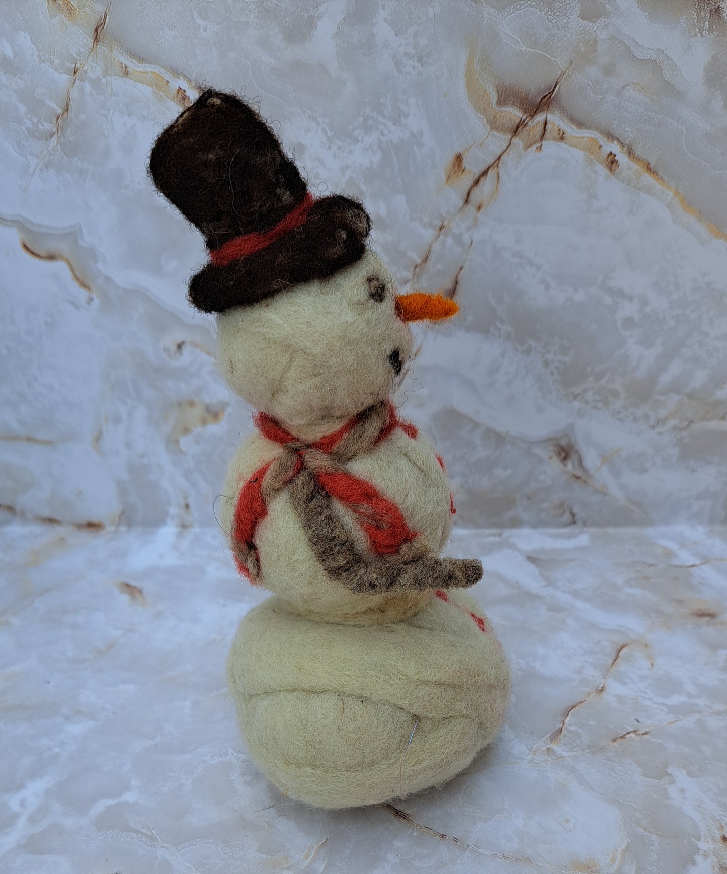 Felted Snowman