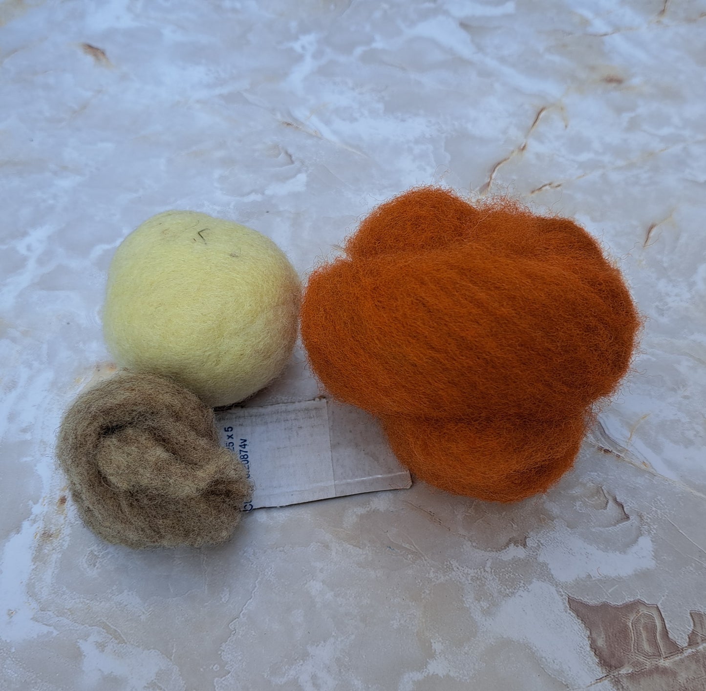 Pumpkin felting kit