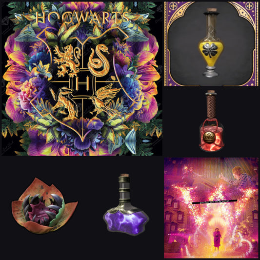 Inspired by the World of Hogwarts Fiber Advent Calendar for Handspinners