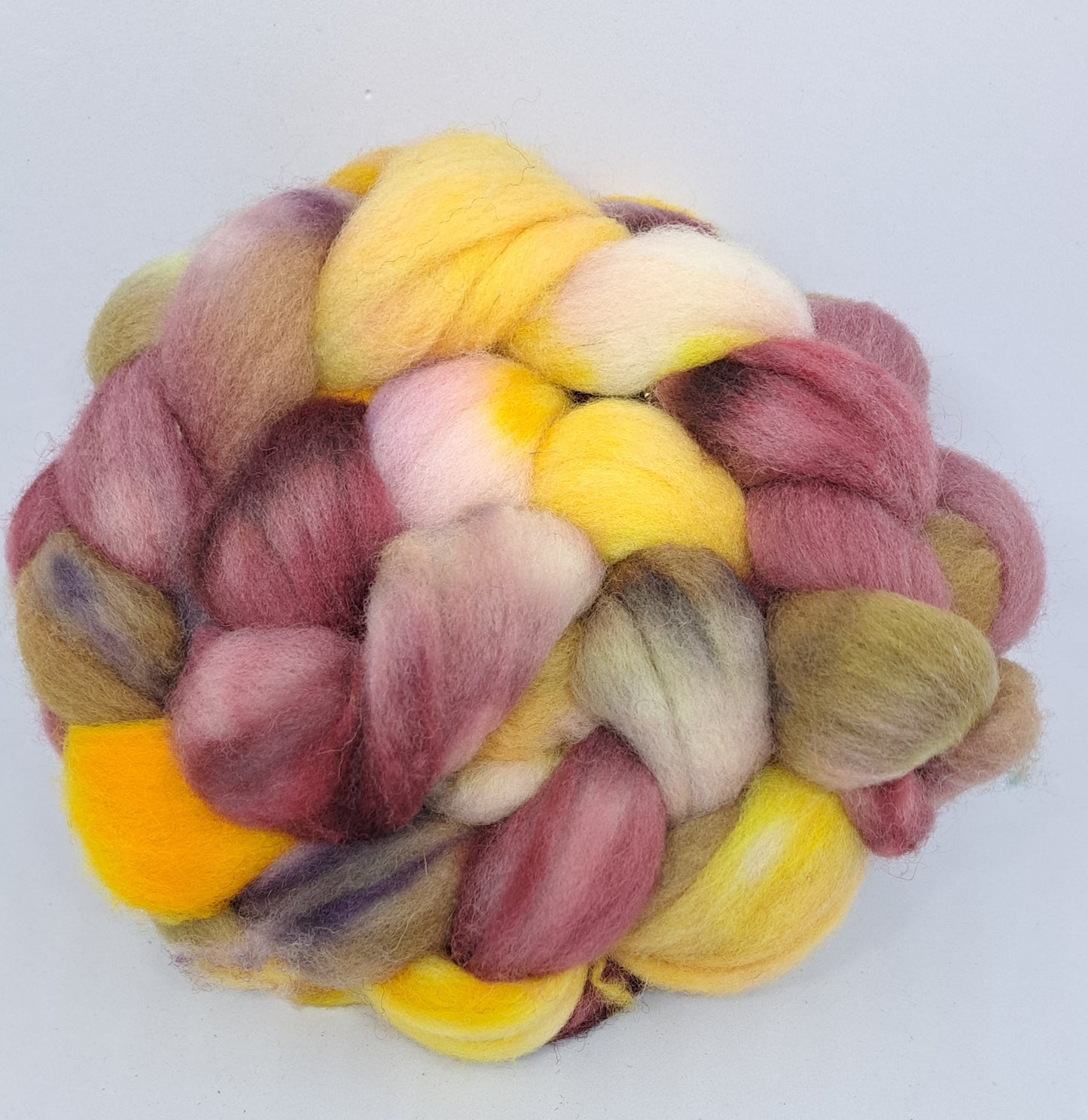 "You Killed My Father, Prepare to Die" / 4 ounces hand dyed wool