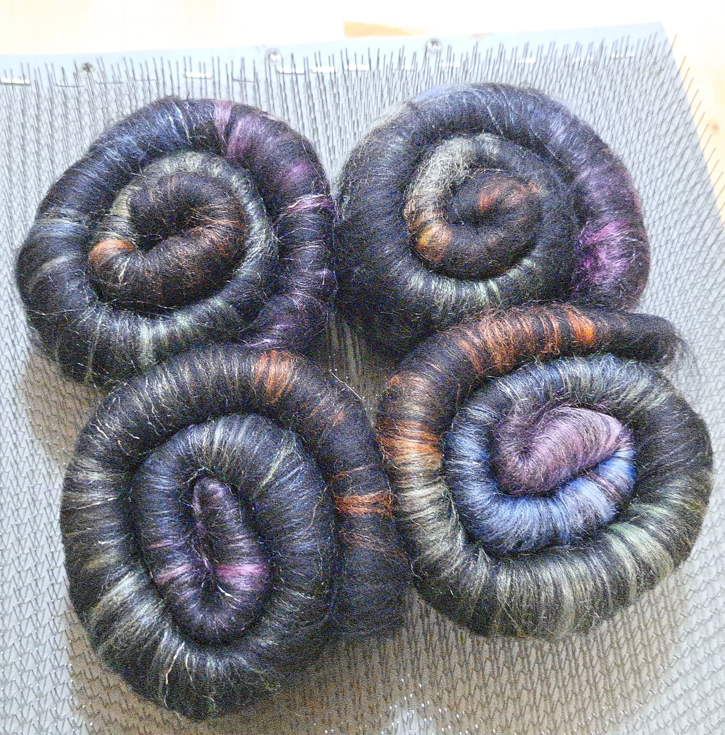 Cosmic Lights – 1 ounce Merino Rolag Set